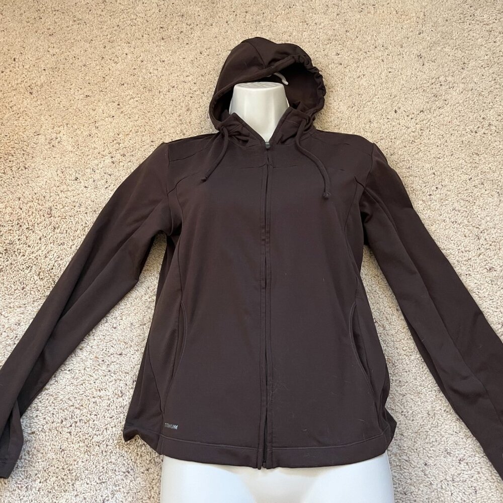 Brown Lightweight Columbia Titanium Activewear Jacket Size M